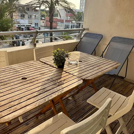 Vue Mer, Piscine ,parking, Rochelongue Apartmán